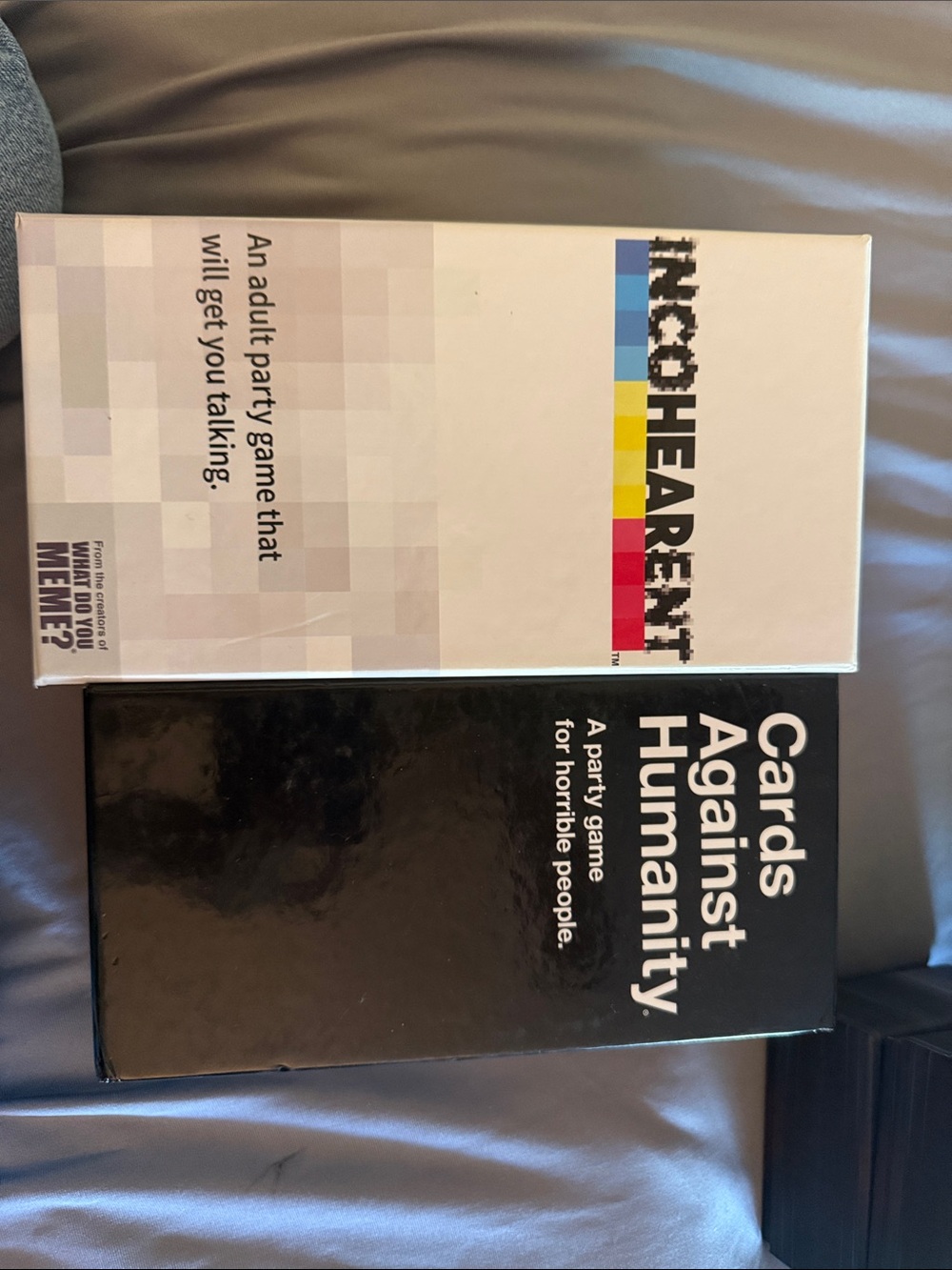 & Incohearent Party Game Bundle - Black & White